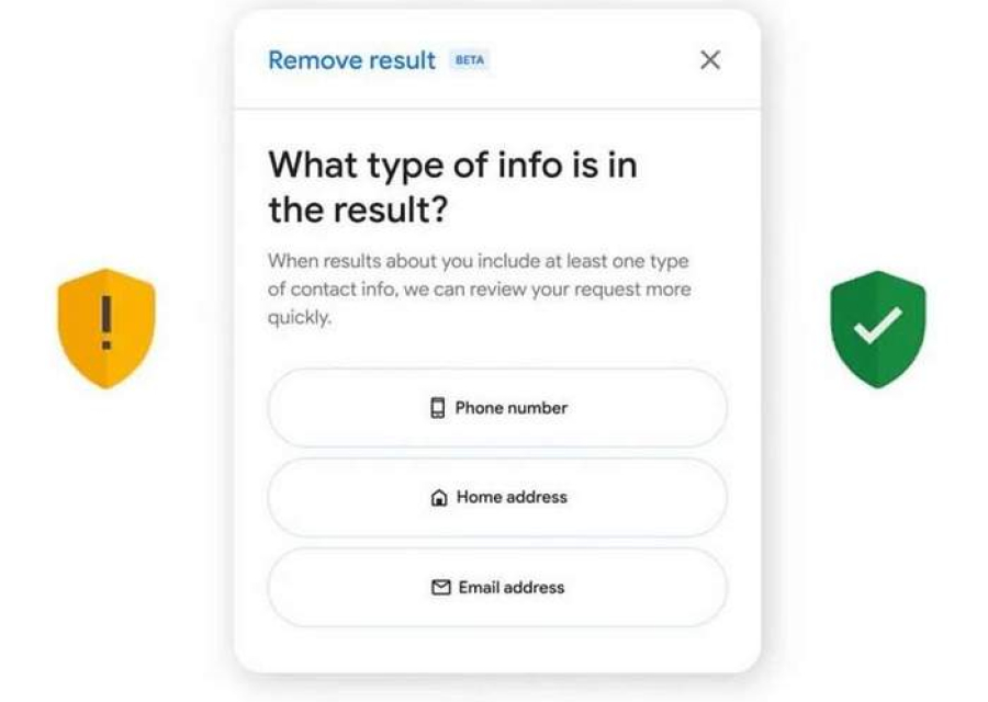 Новая функция Google для удаления личных данных в сети