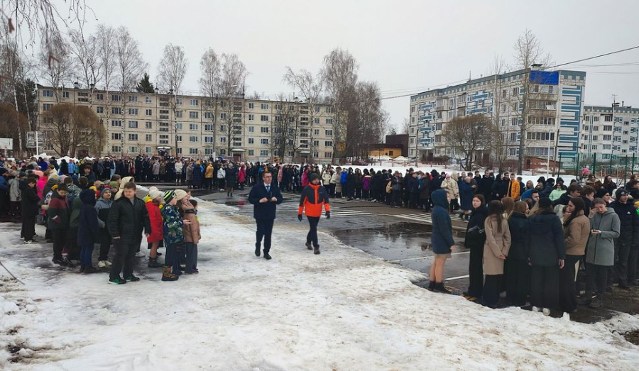 В Талдоме прошли учения по эвакуации