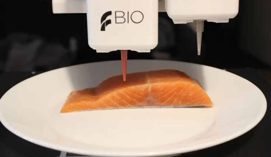 Мясо рыбы из-под 3D-принтера