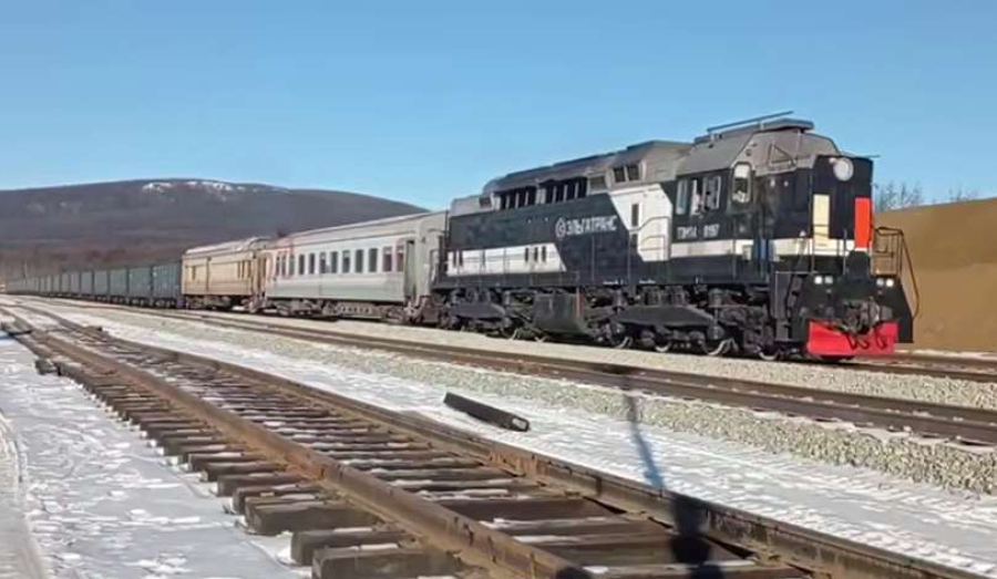 По Тихоокеанской железной дороге прошел первый грузовой состав