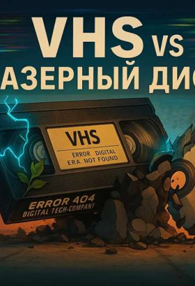 VHS vs лазерный диск