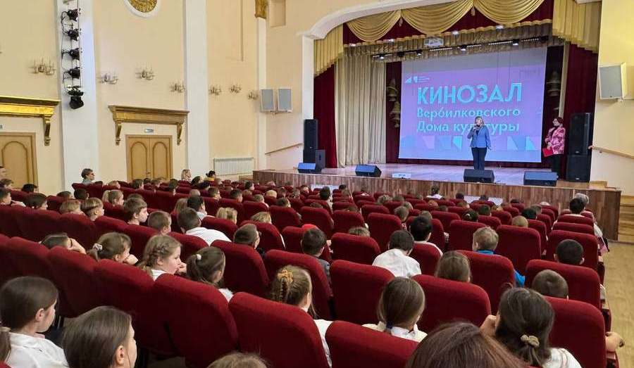 В Вербилковском ДК свой кинозал