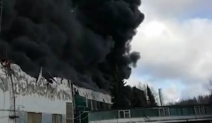 Пожар в Дмитрове