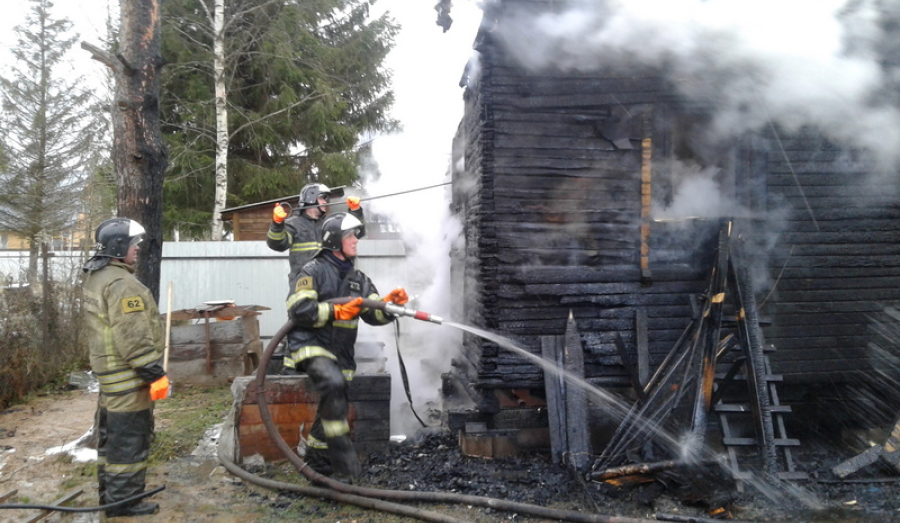 Пожар в СНТ
